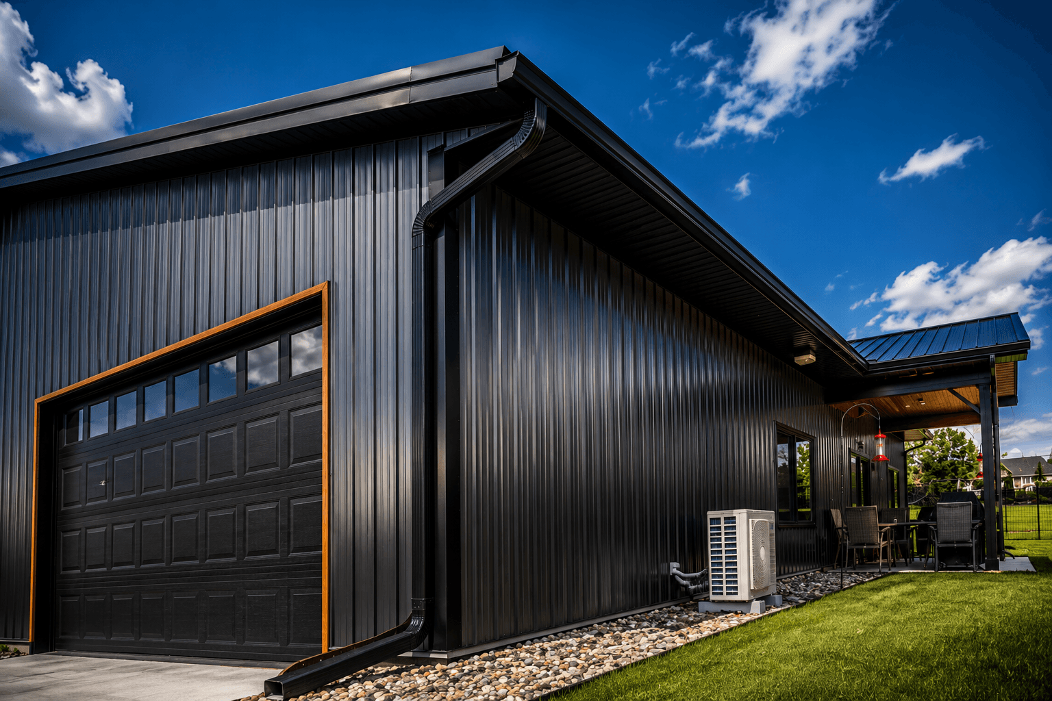 Home protected by professionally installed seamless gutters